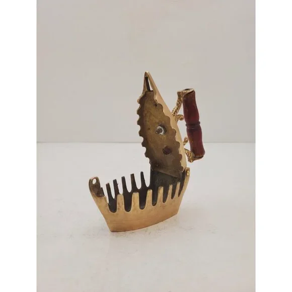 vintage decoration, brass plate, old plate model, carbon plate decoratio… - Picture 8 of 10